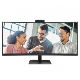 Monitor Aoc 86,3 Cm (34") Cu34E4Cw 21:09 2Xhdmi+Dp+Usb-C+Webcam Curv.