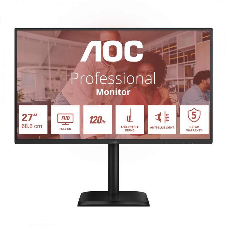 Monitor Aoc 68,6Cm (27") 27E4Cv 16:09 Hdmi+Dp+Usb-C Lift