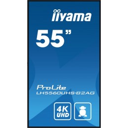 Iiyama 55” Profesjonalny Wyświetlacz Digital Signage 4K Uhd Z Zaawansowanymi Opcjami Sterowania I Łączności