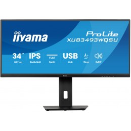 Iiyama Xub3493Wqsu-B6 34" Uw Ips-Panel 3440X1440 120Hz 21:9 400Cd/m 1000:1 1Ms
