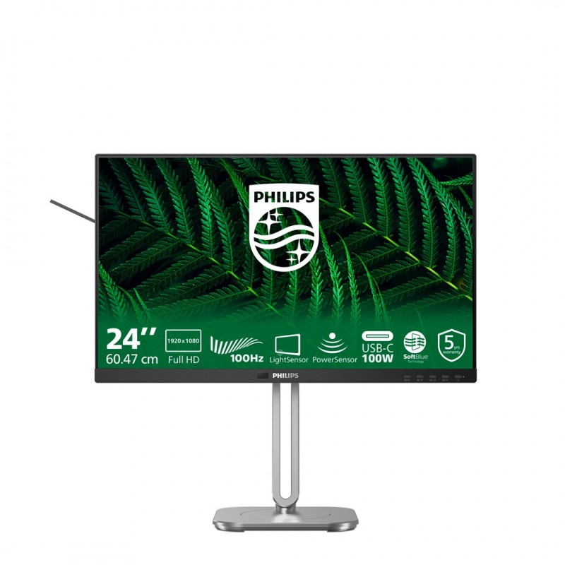 Philips 5000 Series 24B2G5301/00, 60.5 Cm (23.8"), 1920 X 1080 Piksele, Full Hd, Lcd, 4 Ms