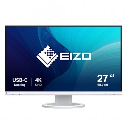 Eizo Flexscan Ev2740S-Wt - Monitor Lcd Ips 27", 4K Uhd 3840 X 2160 (16:9), Złącza Usb-C (Biały)