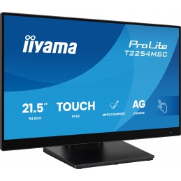 Monitor Iiyama T2254Msc-B2Ag 21,5" Optical Bonded Pcap 10P Touch Anti Glare Mpp2.0 Aktywny Rysik Obsługiwany 1920X1080