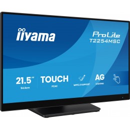 Monitor Iiyama T2254Msc-B2Ag 21,5" Optical Bonded Pcap 10P Touch Anti Glare Mpp2.0 Aktywny Rysik Obsługiwany 1920X1080