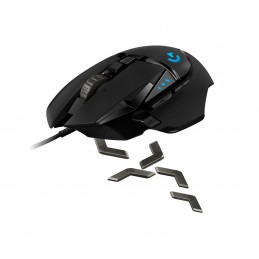 Mysz Logitech G502 Gaming HERO EU 910-005471 (optyczna  16000 DPI  kolor czarny)