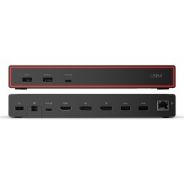 Stacja Dokująca Lenovo — Stacja Dokująca Thinkpad Usb4 O Mocy 100 W 5000 — Usb-C