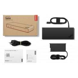 Stacja Dokująca Lenovo — Stacja Dokująca Thinkpad Usb4 O Mocy 100 W 5000 — Usb-C