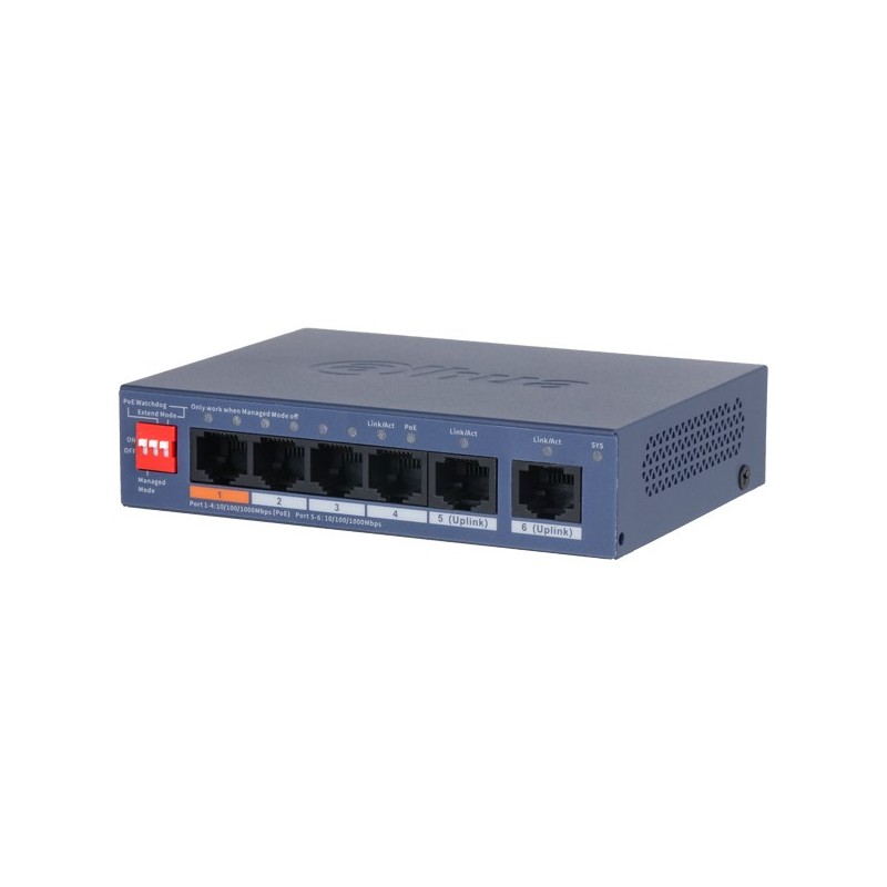 Switch Poe Cs4006-4Gt-60-V2 4-Portowy Dahua