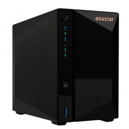 Nas Asustor As3302T V2  Tower  2X (3.5" Sata Hdd/ 2.5" Ssd)  Realtek Rtd1619B, 2Gb Ddr4, 1X 2.5Gbe, 3X Usb 3.2