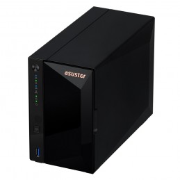 Nas Asustor As3302T V2  Tower  2X (3.5" Sata Hdd/ 2.5" Ssd)  Realtek Rtd1619B, 2Gb Ddr4, 1X 2.5Gbe, 3X Usb 3.2