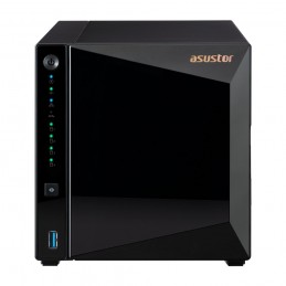 Nas Asustor As3304T V2  Tower  4X (3.5" Sata Hdd/ 2.5" Ssd)  Realtek Rtd1619B, 2Gb Ddr4, 1X 2.5Gbe, 3X Usb 3.2