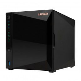 Nas Asustor As3304T V2  Tower  4X (3.5" Sata Hdd/ 2.5" Ssd)  Realtek Rtd1619B, 2Gb Ddr4, 1X 2.5Gbe, 3X Usb 3.2