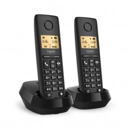 Gigaset Pure 100 Duo - Telefon Bezprzewodowy Z Identyfikatorem Dzwoniącego - Eco Dect\gap - + Dodatkowa Słuchawka (L36852-H3105-