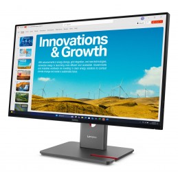 Lenovo Thinkvision P24Qd-40 Led Display 60,5 Cm (23.8") 2560 X 1440 Px Quad Hd Lcd Czarny
