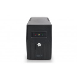 UPS Line-Ineractive LED, 600VA/360W1x12V/7Ah, AVR, 2xSCHUKO, USB, RJ11
