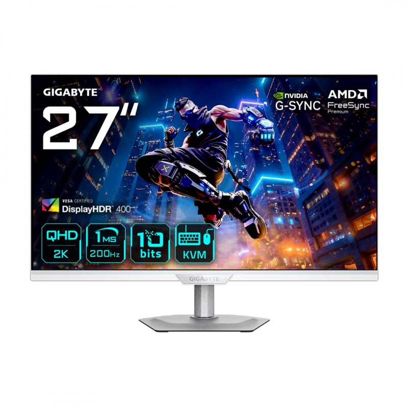 Monitor Gigabyte Led 27" M27Q2 Qd Ice 200Hz  (210Hz O/c)