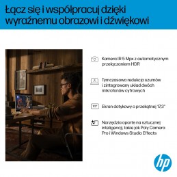 Hp Omnibook 7 17-Dc0073Cl Ultra 7 258V 17.3"fhd Touch 32Gb Ssd1Tb Bt Blkb Geforce Rtx 4050 6Gb Win11 Silver (Repack) 2Y