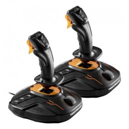 Thrustmaster T.16000M Fcs Space Sim Duo Czarny, Pomarańczowy Usb Joystick Analogowa/cyfrowa Pc