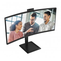 Monitor Aoc 86,3 Cm (34") Cu34E4Cw 21:09 2Xhdmi+Dp+Usb-C+Webcam Curv.