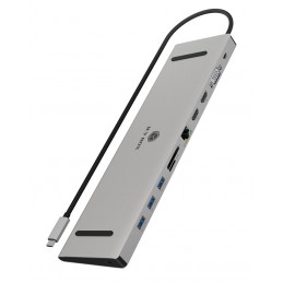 Stacja Dokująca Icybox Usb-C -  Hdmi/vga/usb-A/usb-C/3,5Mm
