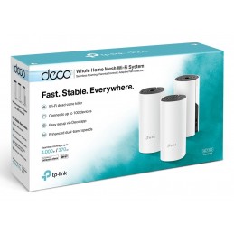 Access Point bezprzewodowy WiFi TP-LINK DECO M4 3-PACK (300 Mb/s - 802.11 b/g/n, 867 Mb/s - 802.11 a/n/ac)