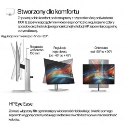 Monitor Hp Led 24”S7 Pro 724Pu (8Y2F7Aa) 100Hz