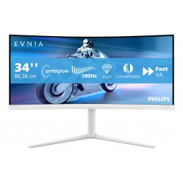 Monitor Philips 34" 34M2C5501A/00 Va 1440P 180Hz 2Xhdmi Dp 4Xusb Głośniki