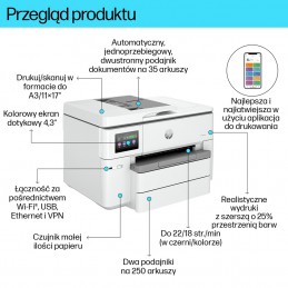 Hp Officejet Pro Wielkoformatowe Urządzenie Wielofunkcyjne 9730E