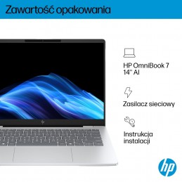 Hp Omnibook 7 Ai 14-Fr0003Nw Ultra 5 225U 14"2K Oled Bv Lbl 300Nits 16Gb Lpddr5-7467 Ssd512 Intel Arc Cam 5 Mpx Ir 68Wh W11Pro G