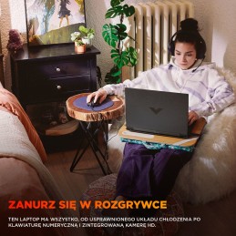 Hp Victus 15-Fb3040Nw Ryzen 7 7445Hs 15,6" Ips 144Hz 300Nits Ag 16Gb Ddr5 5600 Ssd512 Rtx4050_6Gb Cam 720P 70Wh Noos Gray 2Y