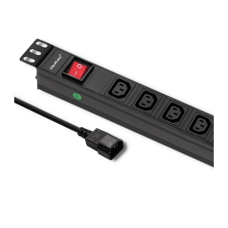 Listwa Qoltec 53998 (kolor czarny)