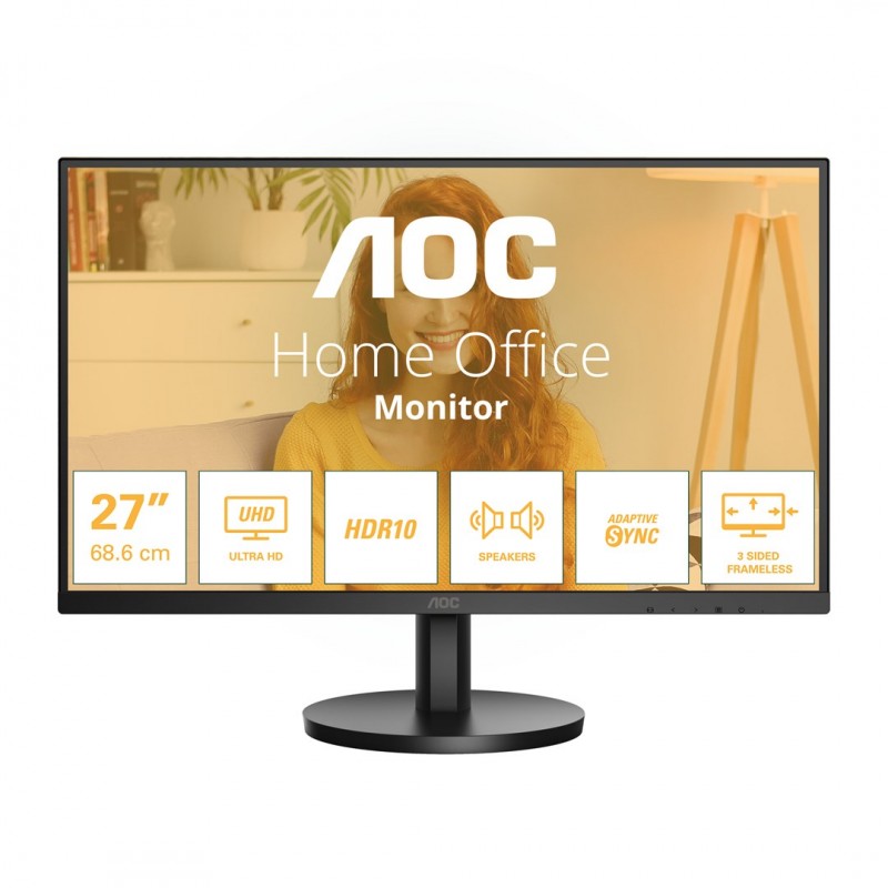 AOC U27B3A - 27 ZOLL UHD MONITO/HDR10 (3840X2160 60 HERTZ HDMI 2