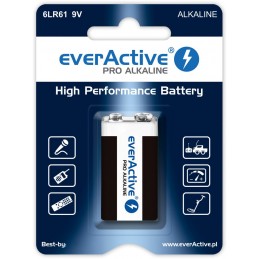 EVERACTIVE BATERIA ALKALICZNA 6LR61 9V - BLISTER (1 SZT.) EV6LR61-PRO