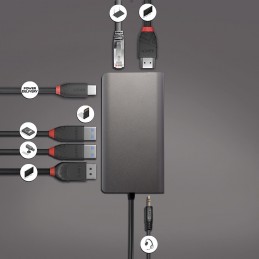 I/O DOCKING STATION USB-C/MINI SINGLE 4K 43323 LINDY