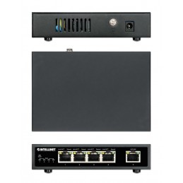 INTELLINET SWITCH GIGABIT 4X RJ45 POE+, 1X RJ45 GI