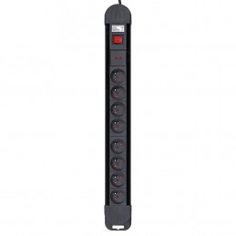 MACLEAN LISTWA ZASILAJĄCA 8 GNIAZD Z 1 WYŁĄCZNIKIEM MCE11