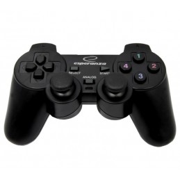 Gamepad Esperanza EG102 (PC, PS3  kolor czarny)
