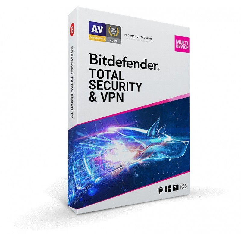 Bitdefender Total Security + VPN 10U/1Y