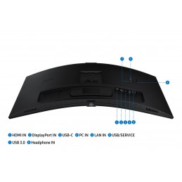 MONITOR SAMSUNG LED 34" LS34C652VAUXEN 100Hz