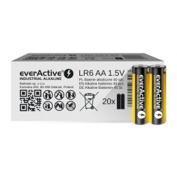 Zestaw baterii AA everActive EVLR6S2IK (x 40)