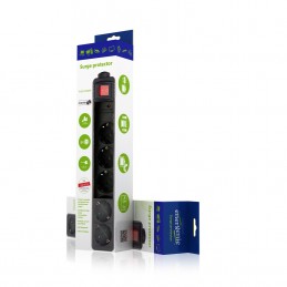 Listwa zasilająca ENERGENIE SPG5-C-15 (5 x VDE  4,5m  kolor czarny)