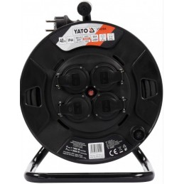 YATO PRZEDŁUŻACZ BĘBNOWY 40m 3 x 1,5mm2 IP44 81054