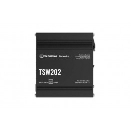 Teltonika TSW202 | Switch | 8x RJ45 1000Mb/s, 2x SFP, 2-pin DC. L2, zarządzalny