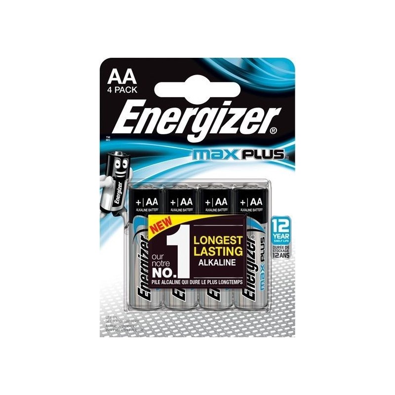 ENERGIZER BATERIA MAX PLUS AA LR6, 4 ECO