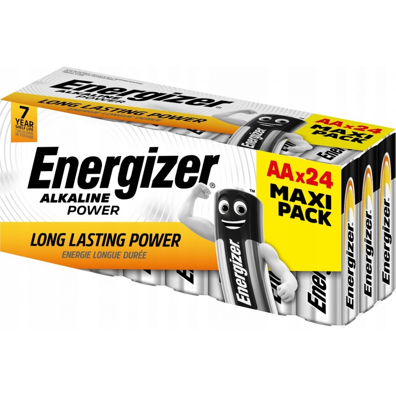 ENERGIZER BATERIE AP AA LR6 24 SZTUKI NEW