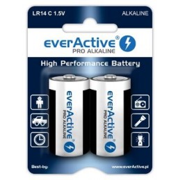 Zestaw baterii alkaliczne everActive EVLR14-PRO (x 2)