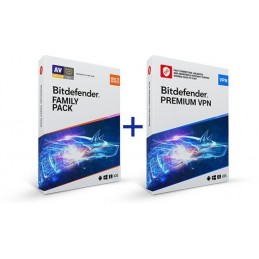 Bitdefender Family Pack + VPN 10U/1Y
