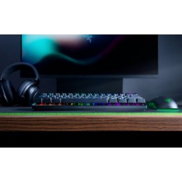 Razer Huntsman Mini optyczna klawiatura do gier, światło LED RGB, USA, czarny, przewodowy, Clicky Optical