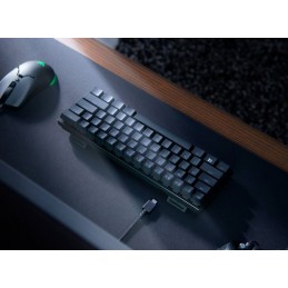 Razer Huntsman Mini optyczna klawiatura do gier, światło LED RGB, USA, czarny, przewodowy, Clicky Optical