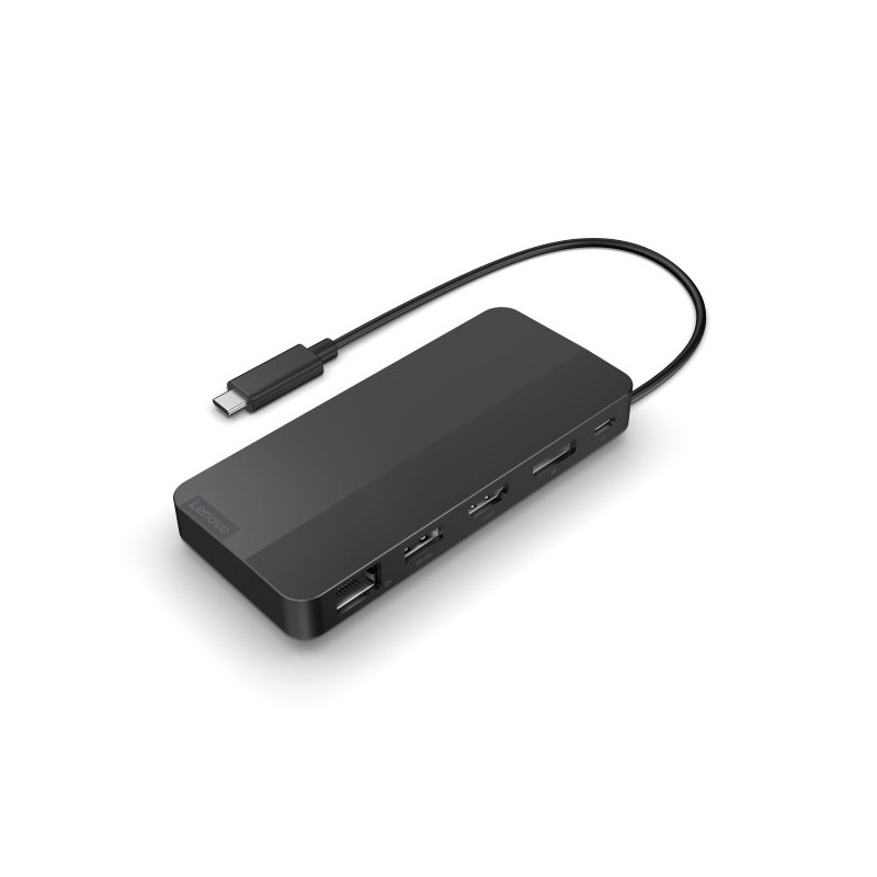 Lenovo 40B90100EU stacja dokująca Przewodowa USB 3.2 Gen 1 (3.1 Gen 1) Type-C Czarny